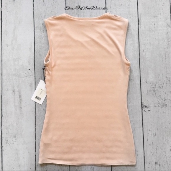 Bailey44 NWT blush stretch lace sleeveless top *shop@iamwarrior - Picture 5 of 10